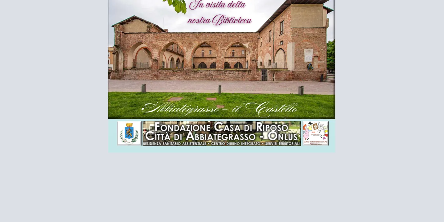Eventi in Abbitegrasso: VISITA DELLA BIBLIOTECA e DEL CASTELLO