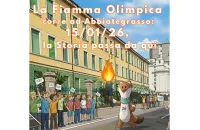 La fiamma Olimpica corre ad Abbiategrasso