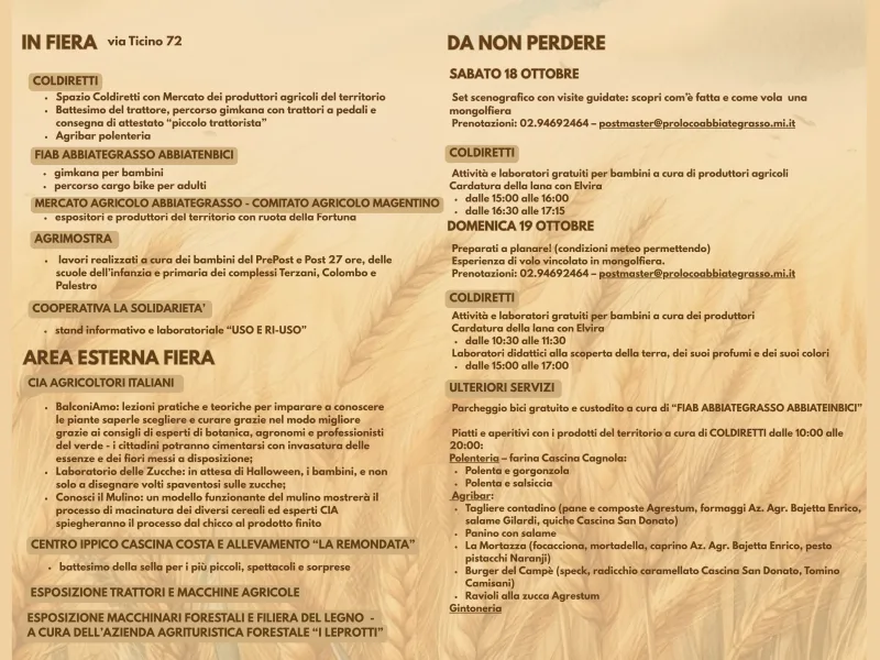 FIERA REGIONALE AGRICOLA DI ABBIATEGRASSO