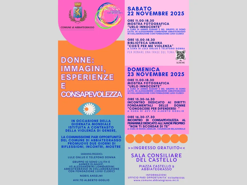 DONNE: IMMAGINI, ESPERIENZE E CONSAPEVOLEZZA