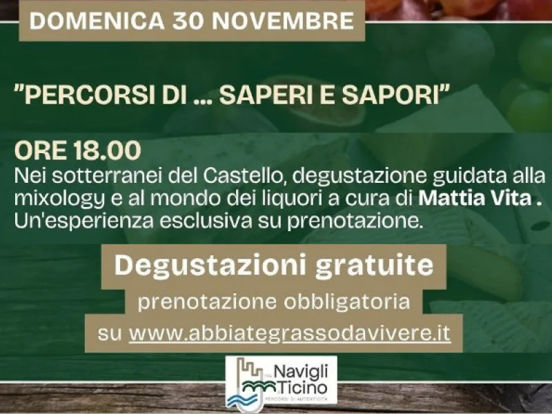 PERCORSI DI ... SAPERI E SAPORI